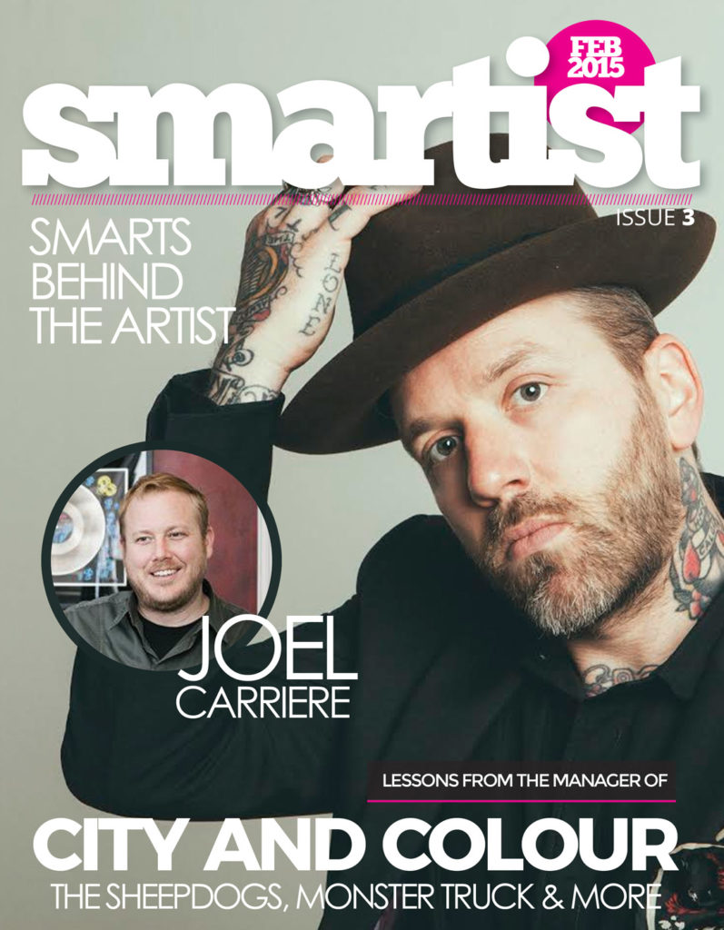 joel carriere smartist manager cover