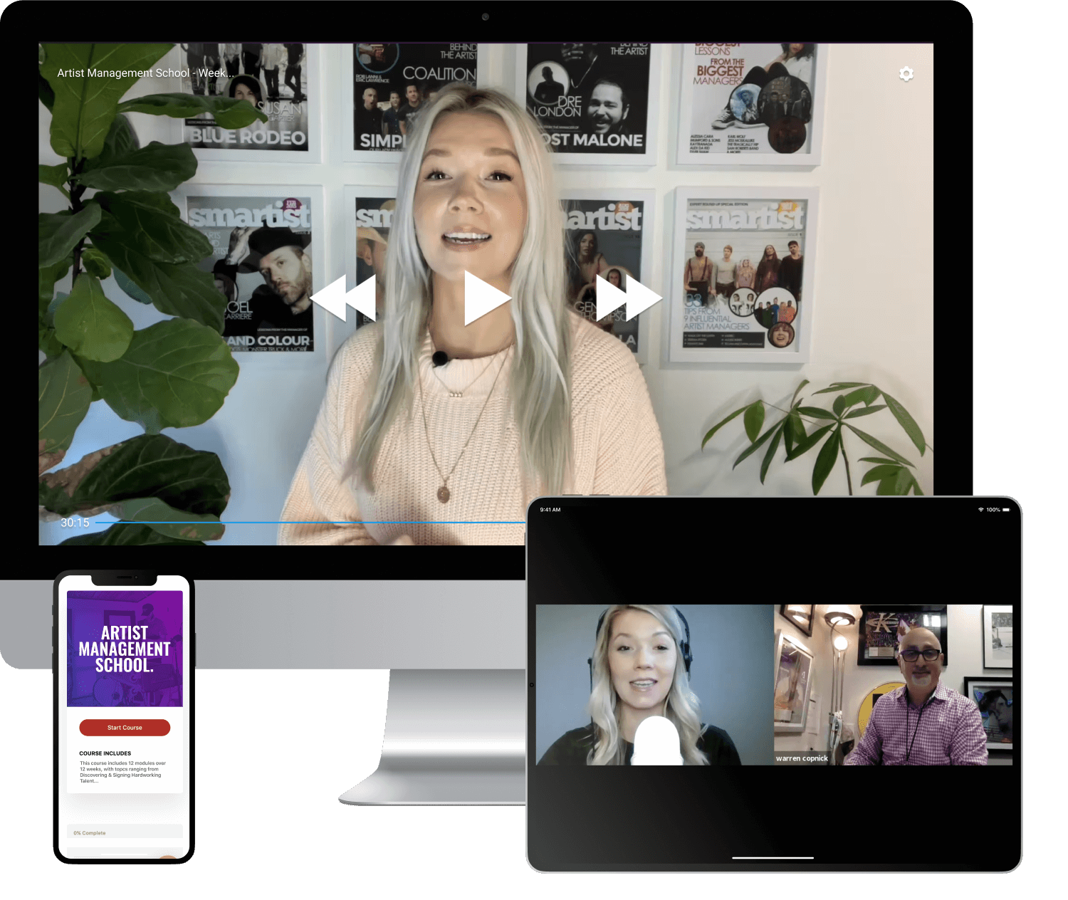 Here's a peek inside Artist Management School.